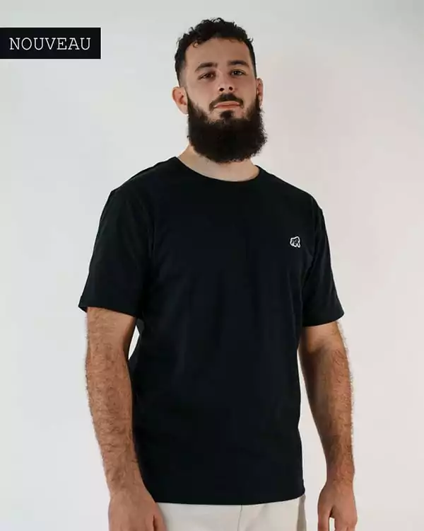 t-shirt oversize noir goho